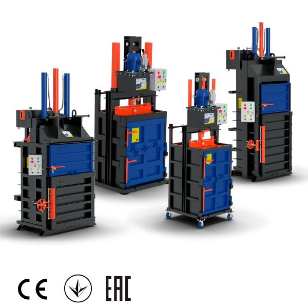 Прессы для макулатуры, ПЭТ тары, вторсырья, фото